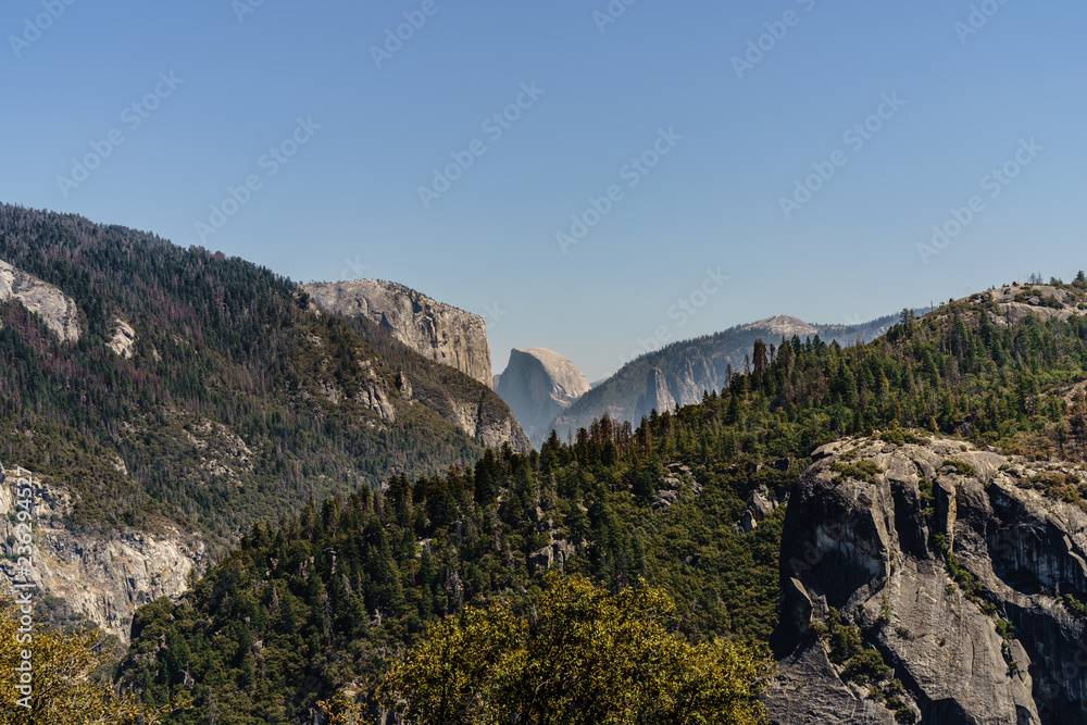 Yosemite Half dome far view