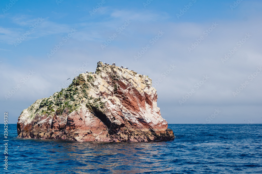 roca de las islas de Paracas 