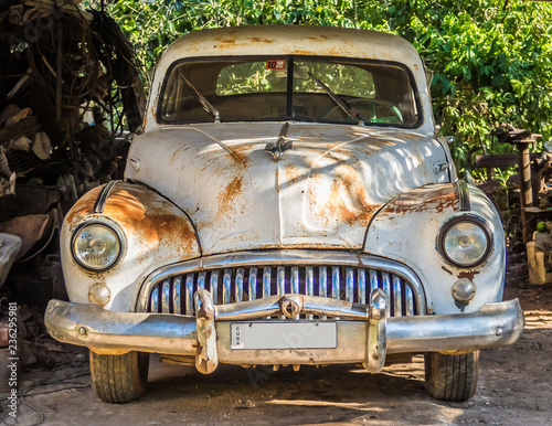 Itabo, Cuba, vintage car photo