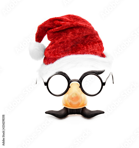 Weihnachtsmann mit Brille