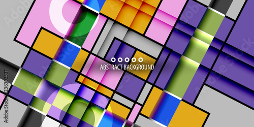 Geometric colorful abstract background