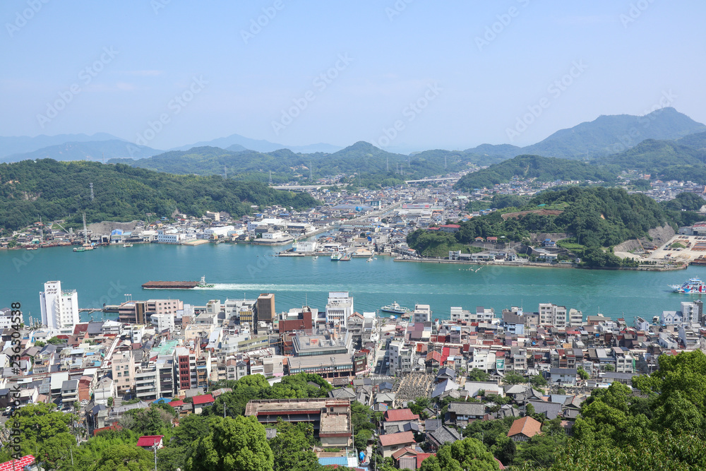 view of the town in Japan