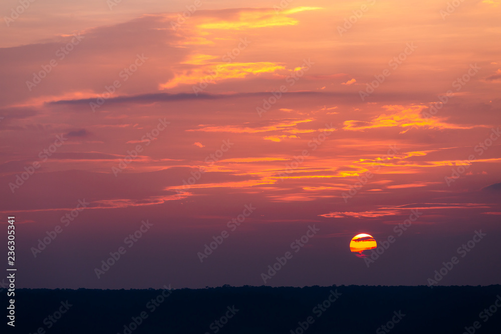 colorful dramatic sky with cloud at sunset. colorful dramatic sky with cloud at sunset.