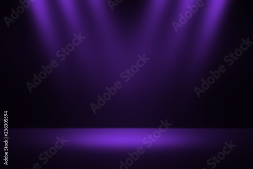 Product showcase spotlight background. Clean photographer studio. Light from the top.
