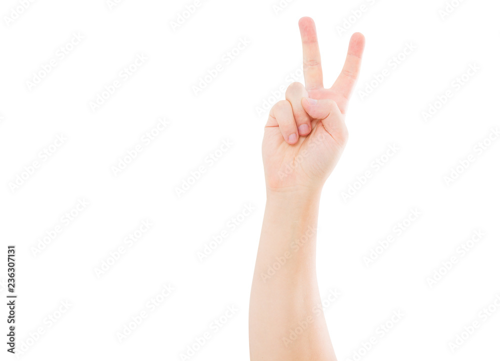 pacifist hand isolated on white background, mock up pacifist hand isolated on white background, mock up
