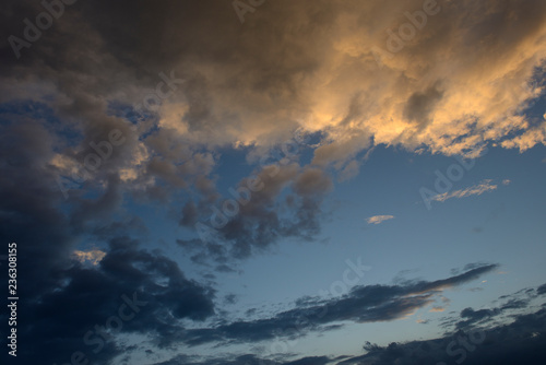 Wolken am Abendhimmel