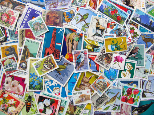 Postage stamps of the world