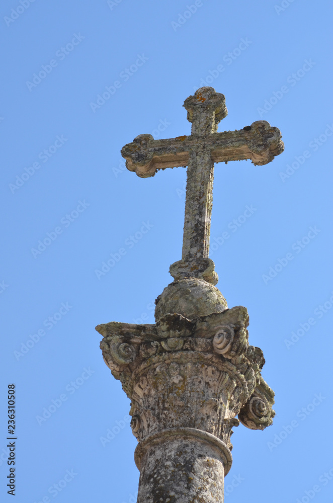 Stone Cross in Viseu Portugal 3