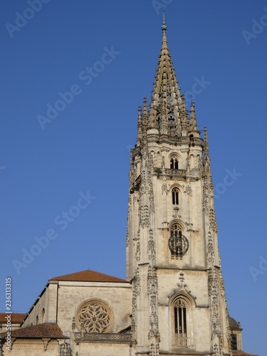 La Santa Iglesia Basílica Catedral Metropolitana de San Salvador de Oviedo. photo