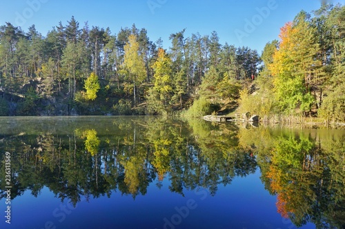 Korostyshevsky quarry, Zhytomyr region, Ukraine. photo