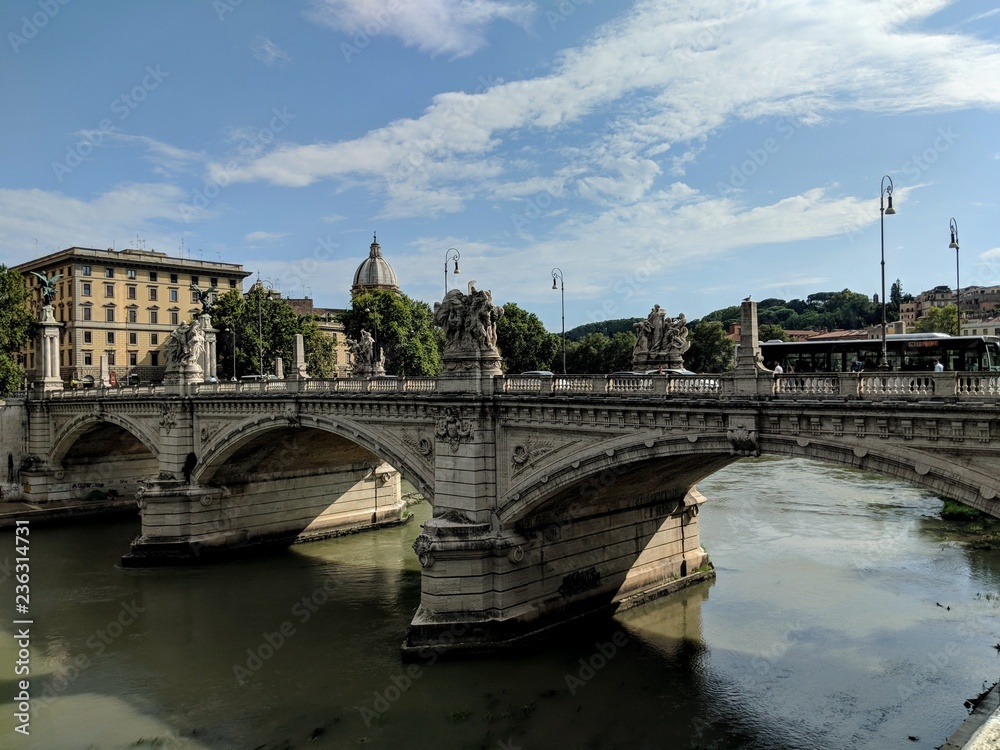 bridge over the river in paris france