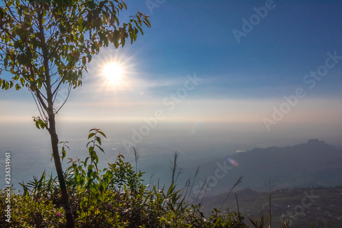 Morning sunrise at Phu Tubberk