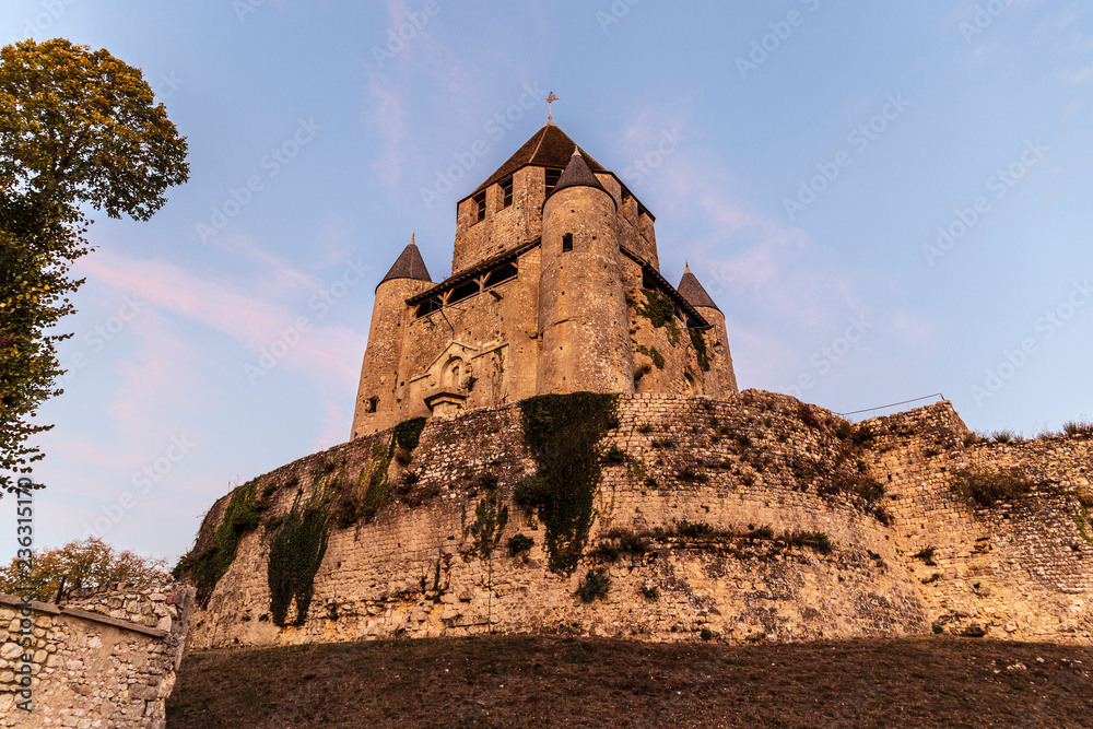 The Tour César (Caesar's Tower) in Provins, medieval town in France