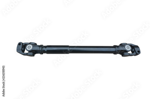 Bild auf Leinwand driveshaft truck isolated on white background