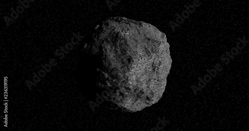 Wallpaper Mural The 101955 Bennu, a carbonaceous asteroid in the Solar System,  a potentially hazardous object impacting the Earth in the future.  Torontodigital.ca