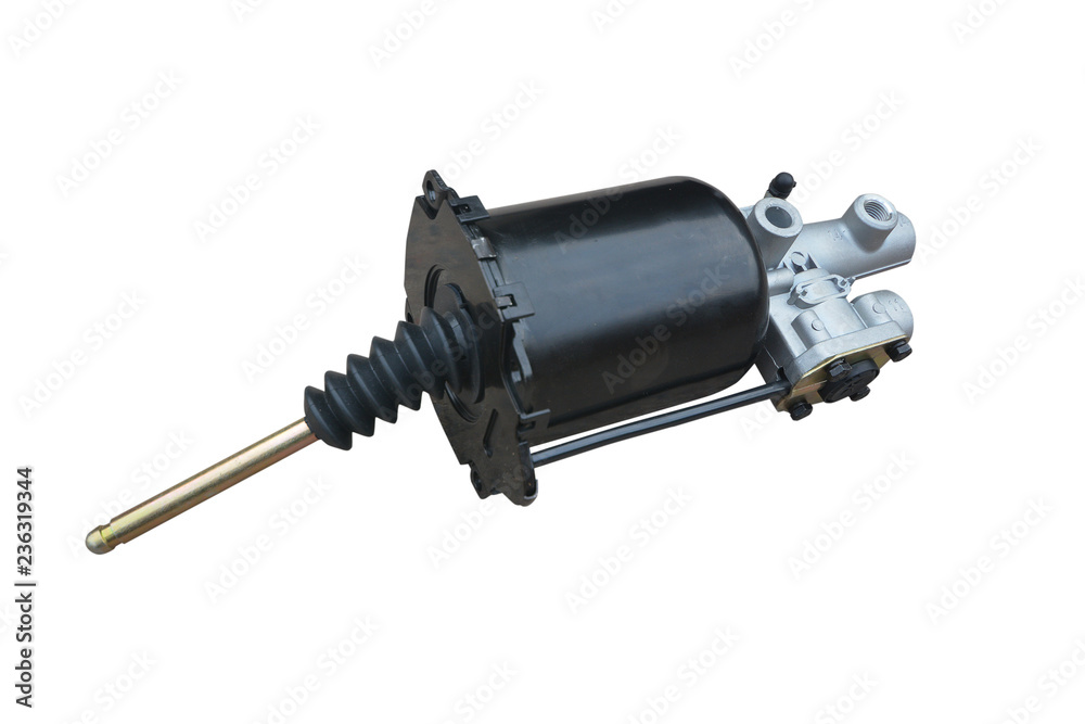 Vacuum booster. Spare part of the car brake system. Vacuum booster. Spare part of the car brake system.