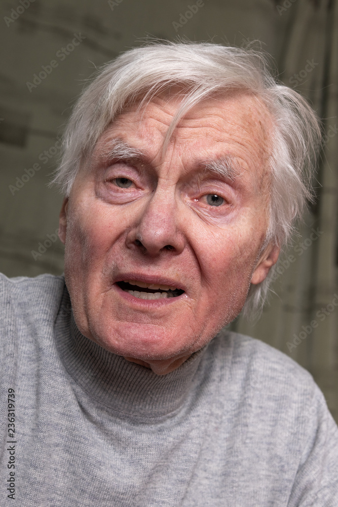 Portrait of senior man. Portrait of senior man.