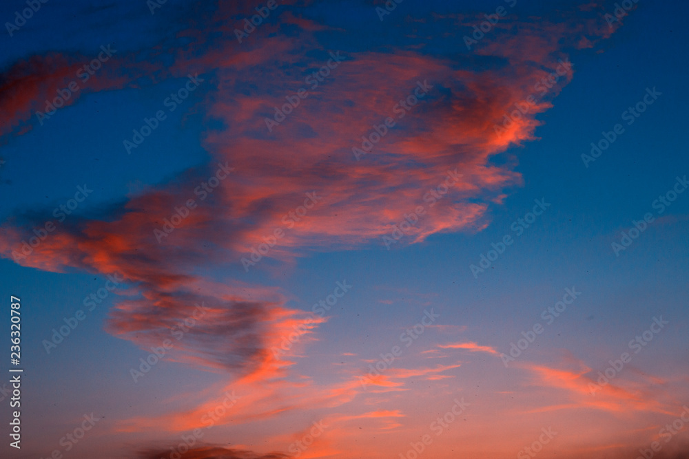 sky with clouds