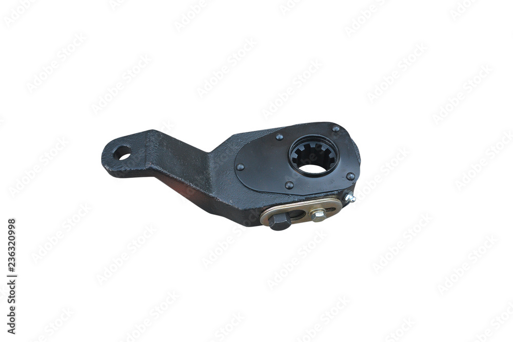 Obraz premium brake manual slack adjuster truck isolated on white background