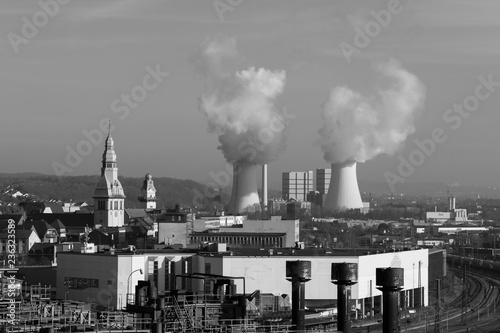Blick auf Völklingen, Saarland