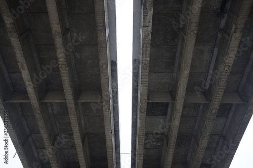 under the highway viaduct
