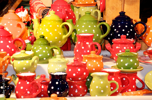 Photography POTTERY AT CHRISTMAS MARKET,BRATISLAVA