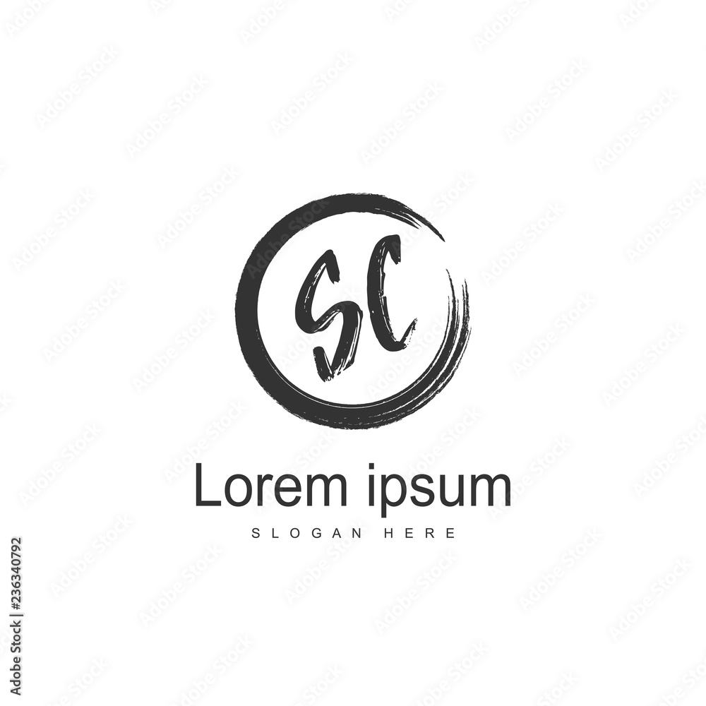S Letter logo template. Initial letter logo design S Letter logo template. Initial letter logo design