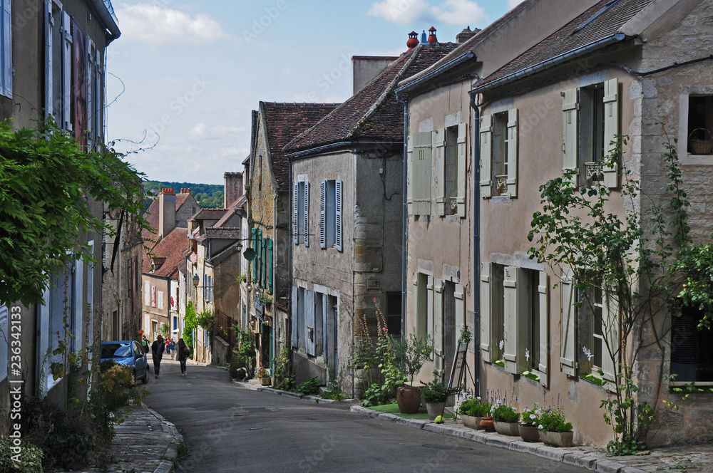 Il villaggio di Vezelay - Borgogna