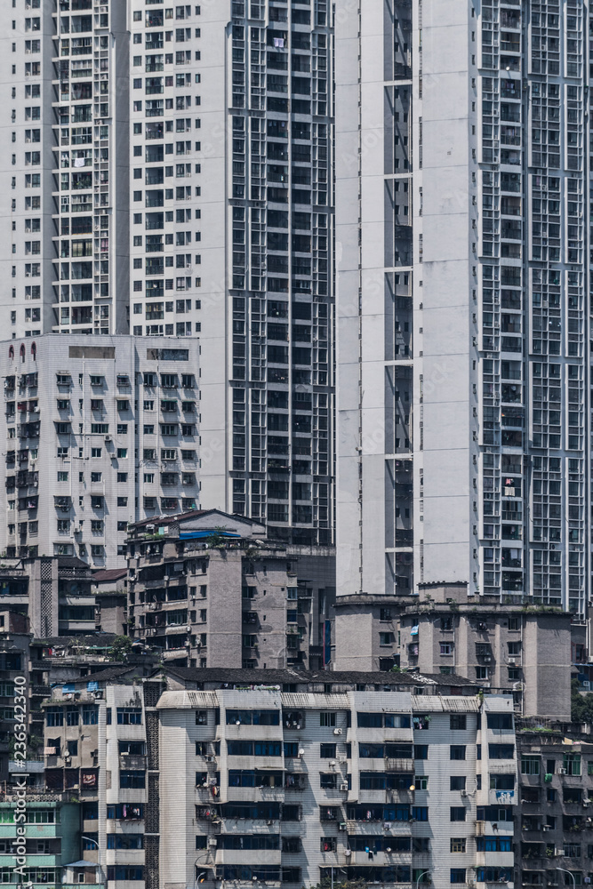 Stadt am Yangtse, China