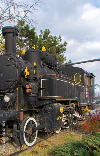 An old steam locomotive