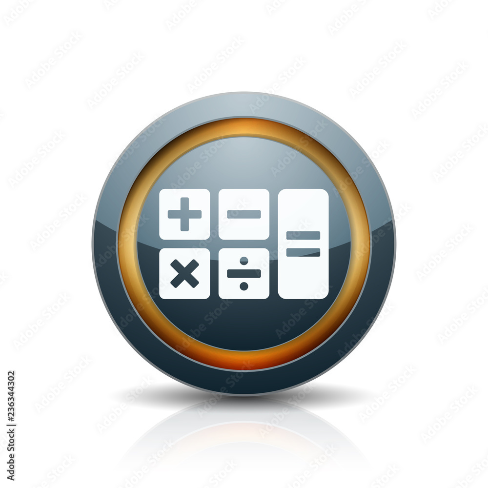 Calculator button illustration Calculator button illustration