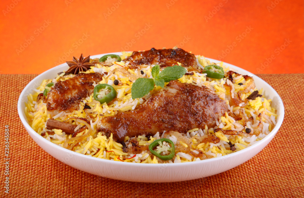 CHICKEN BIRYANI INDIAN CURRY