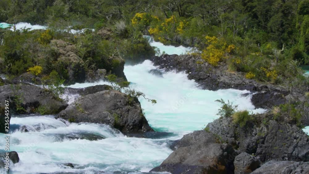 rapids of the Petrohue River in the Vicente Perez Rosales National Park