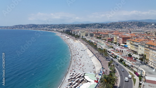 aerial view of nice