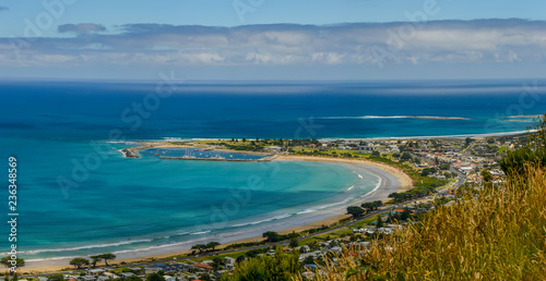 A favorite surfing spot on the Australian Pacific coast in Apollo Bay. © zoya54