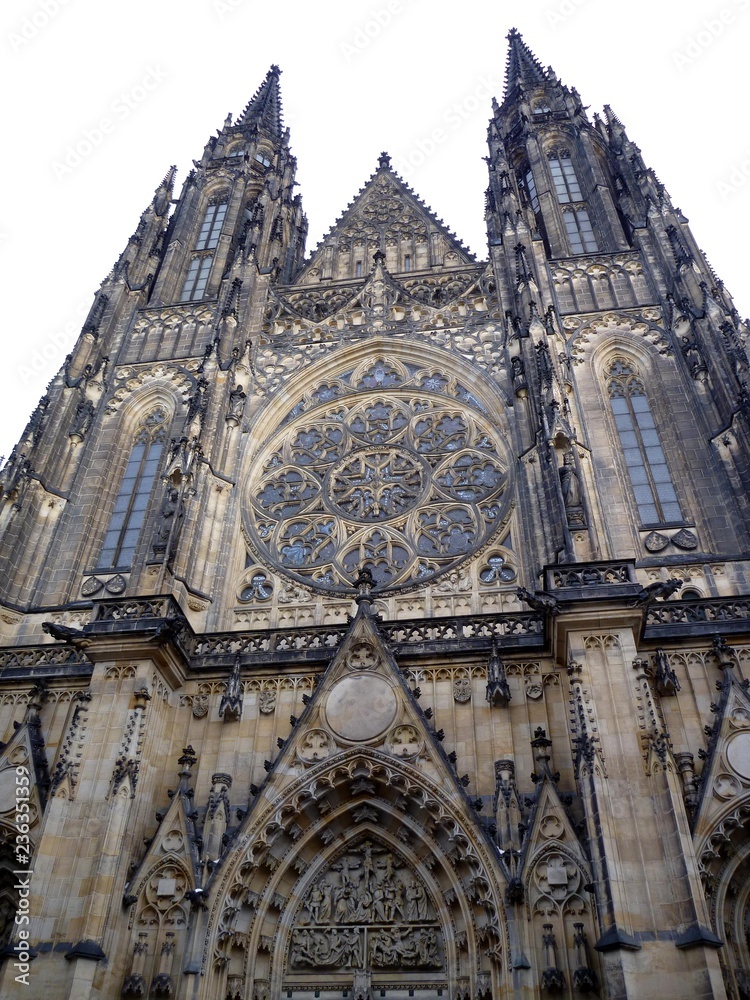 Fototapeta premium Cathédrale du Château de Prague, République Tchèque (4)