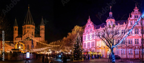 Foto Mainz am Rhein Weihnachtsmarkt