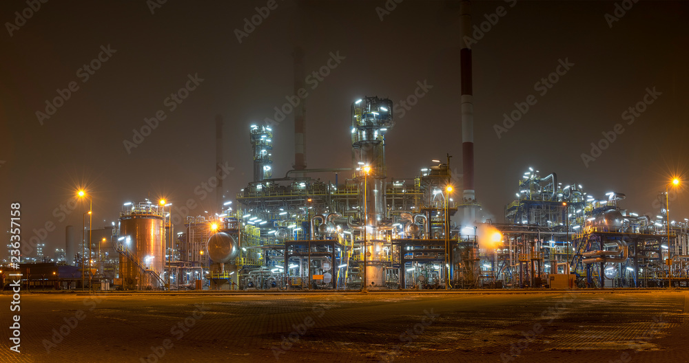 Refinery - oil refinery installation, Poland