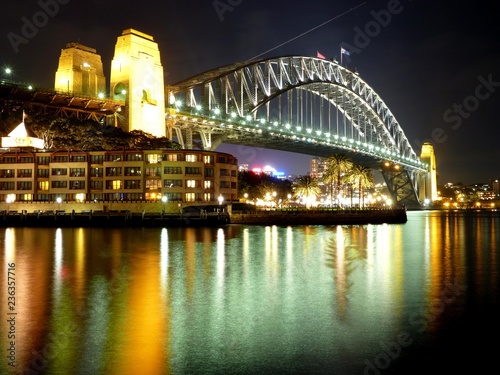Harbour Bridge de nuit, Sydney, Nouvelle-Galles du sud, Australie