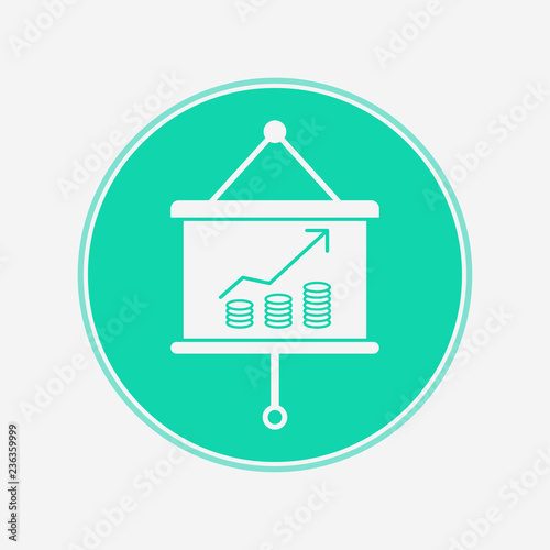 Revenue vector icon sign symbol