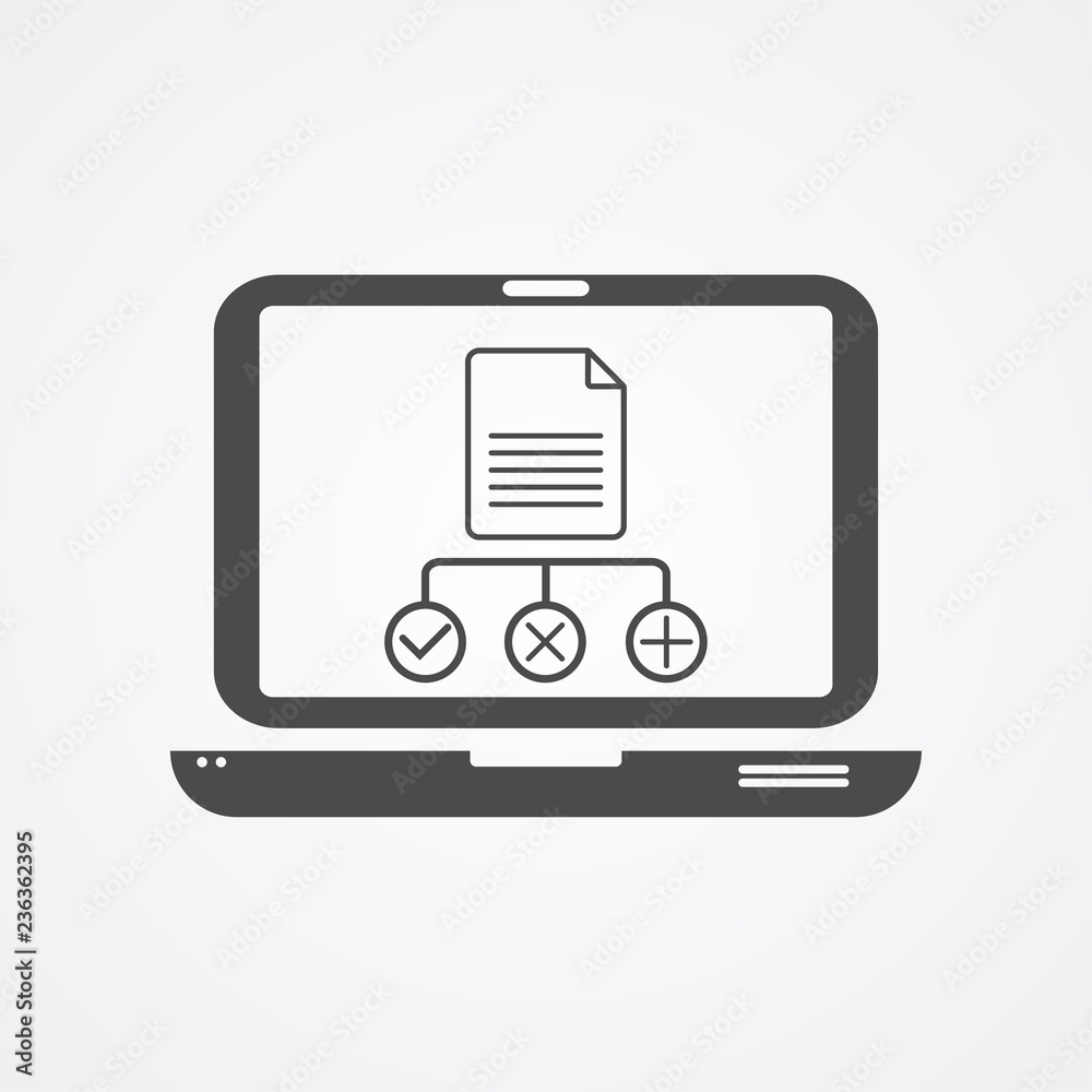 Data regulation vector icon sign symbol Data regulation vector icon sign symbol