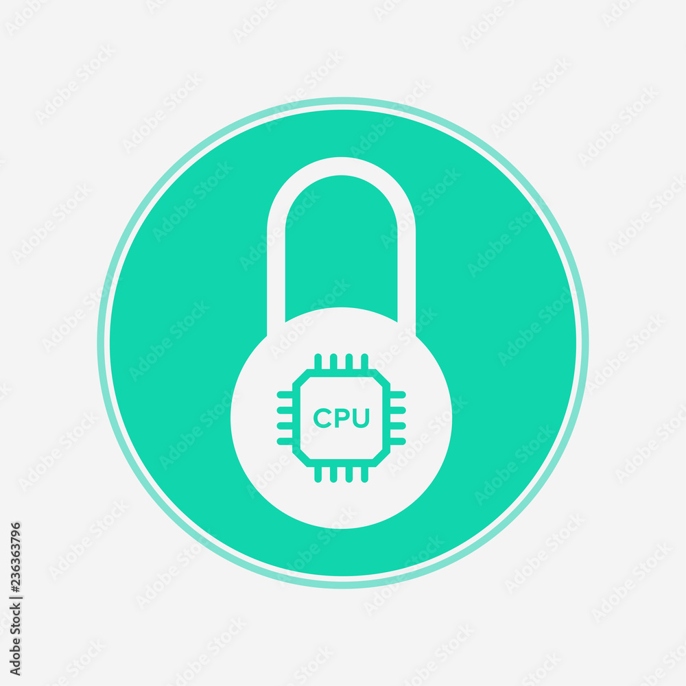 Smart lock vector icon sign symbol