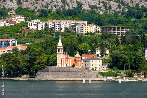 Church Sv. Mateja in Dobrota, Bay of Kotor, Montenegro, Europe photo