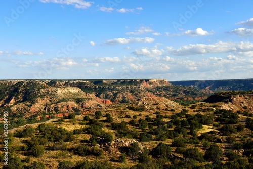Wide open landscape, Palo Duro Canyon State Park, Texas, USA, North America photo