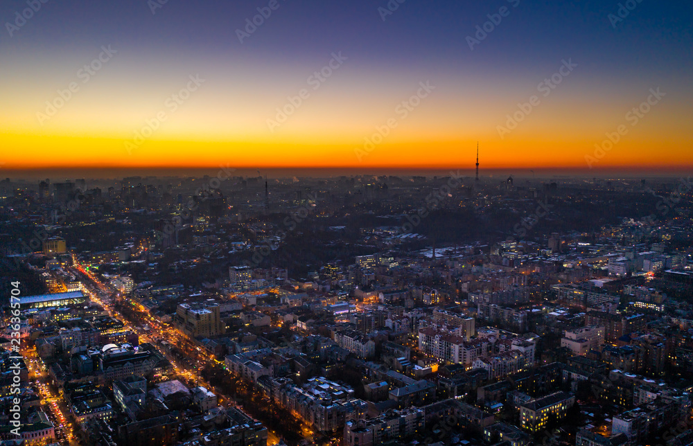 nighttime Kyiv