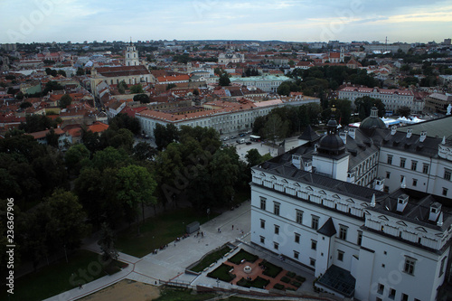 Palace of the Grand Dukes of Lithuania view in Vilnius
