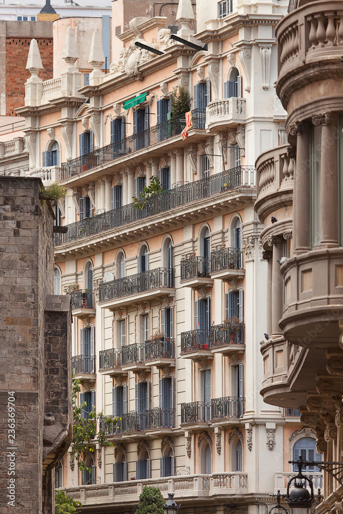 Exterior of building in Barcelona