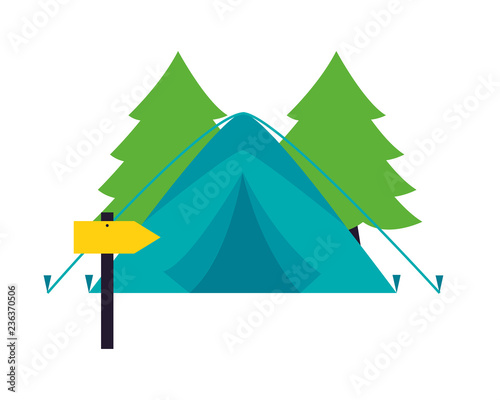 camping summer concept