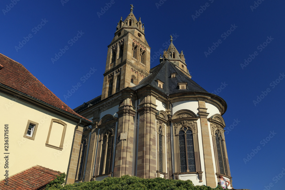 Comburg monastery near Schwaebisch Hall, Germany Comburg monastery near Schwaebisch Hall, Germany