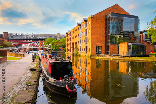 Fotomurale Castlefield - an inner city conservation area in Manchester, UK